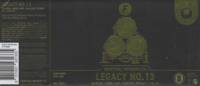 Brouwerij Frontaal, Legacy No. 13