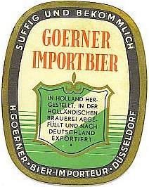 Bavaria, Goerner Import Bier