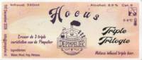 Stoombierbrouwerij De Pimpelier, Hocus