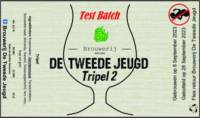 Brouwerij De Tweede Jeugd, Test Batch Tripel 2