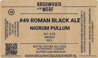 Brouwhuis aan de Werf, #49 Roman Black Ale