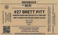 Brouwhuis aan de Werf, #27 Brett Pitt