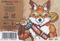 Rock On Brewing, Robrutes Fox Brut IPA