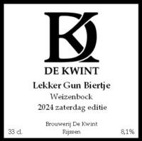 Brouwerij De Kwint, Lekker Gun Biertje Weizenbock 2024