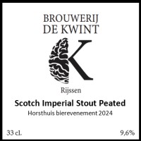 Brouwerij De Kwint, Scotch Imperial Stout Peated