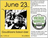 Amateurs, June 23 Goudriaans Saison Bier