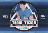 Buitenlandse bieren voor Nederlandse markt (etiket Nederlandse plaatsnaam), Team Tiona Dubbel