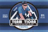 Buitenlandse bieren voor Nederlandse markt (etiket Nederlandse plaatsnaam), Team Tiona Tripel