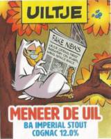 Uiltje Brewing Company, Meneer De Uil BA Imperial Stout Cognac