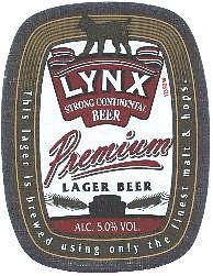 Bavaria, Lynx Premium Lager Beer