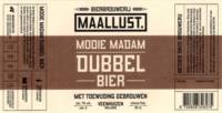 Bierbrouwerij Maallust, Mooie Madam Dubbel