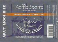 Berghoeve Brouwerij, Koffie Snorre Twents Imperial Koffie Stout