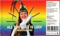 Bier van de Zon, All You Need is Loef Prinsessenbier