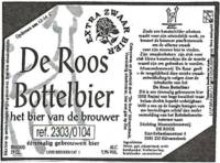 Bierbrouwerij De Roos Anno 1877, De Roos Bottelbier