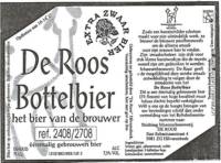 Bierbrouwerij De Roos Anno 1877, De Roos Bottelbier