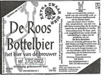 Bierbrouwerij De Roos Anno 1877, De Roos Bottelbier
