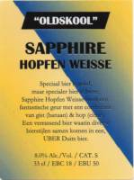 Oldskool Brewery, Sapphire Hopfen Weisse