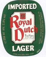 Bavaria, Royal Dutch Lager Beer