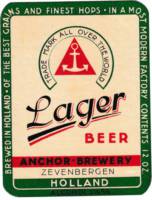Anker Brouwerij (Zevenbergen), Lager Beer