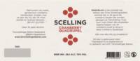 Terschellinger Bieren, Scelling Cranberry Quadrupel