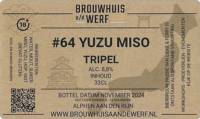 Brouwhuis aan de Werf, #64 Yuzu Miso