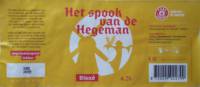 Brouwerij Tanklokaal, Het Spook van de Hegeman Blond