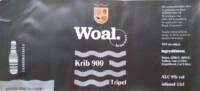 Woal Brouwers, Krib 900 Tripel