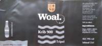 Woal Brouwers, Krib 900 Tripel Woal Brouwers, Krib 900 Tripel