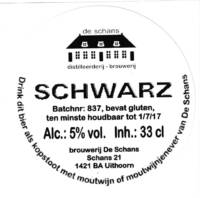 Bierbrouwerij De Schans, Schwarz
