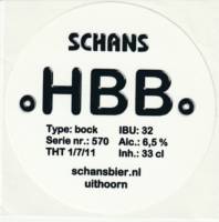 Bierbrouwerij De Schans, HBB