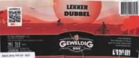 Brouwerij Jeronymo, Geweldig Bier Lekker Dubbel