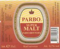 Buitenlandse bieren voor Nederlandse markt (etiket Nederlandse plaatsnaam), Parbo Super Malt