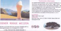 Brouwerij Donselaer, Oener Rogge Weizen