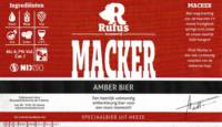 Brouwerij Rufus, Macker Amber Bier