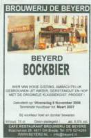 Brouwerij De Beyerd, Bockbier