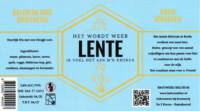 Brouwerij Belcrum, Lente