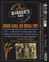 Eggens Craft Beer, Borger's Beer Bourbon Barrel Aged Imperial Stout