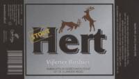 Buitenlandse bieren voor Nederlandse markt (etiket Nederlandse plaatsnaam), Hert Vijlener Bosbier Stout