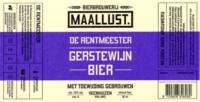 Bierbrouwerij Maallust, De Rentmeester Gerstewijn Bier