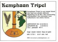 Stadsbrouwerij Almere, Kemphaan Tripel