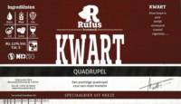 Brouwerij Rufus, Kwart Quadrupel