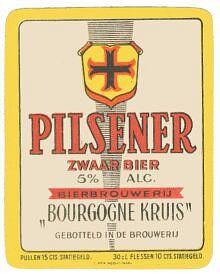 Bierbrouwerij Bourgogne Kruis (Oudenbosch), Pilsener Zwaar Bier