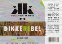 Stadsbrouwerij De Dikke, Dikkerebel Oogst 2023 Kuytbier