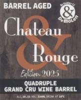 Brouwerij De Molen, Barrel Aged Chateau & Rouge Quadruple Grand Cru Wine Barrel