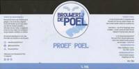 Brouwerij de Poel, Proef Poel