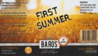 Baros Bier, First Summer Gin Infused