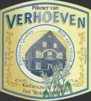 Buitenlandse bieren voor Nederlandse markt (etiket Nederlandse plaatsnaam), Pilsner van Verhoeven