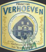 Buitenlandse bieren voor Nederlandse markt (etiket Nederlandse plaatsnaam), Pilsner van Verhoeven