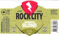 Rock City Brewing, Farmhouse Blond Extra Blond Rock City Brewing, Farmhouse Blond Extra Blond