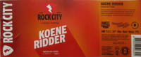 Rock City Brewing, Koene Ridder American Tripel Rock City Brewing, Koene Ridder American Tripel